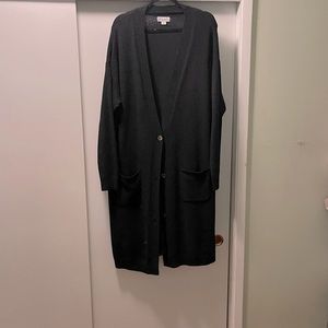 COPY - Duster cardigan. Starts as a 1x… fits like a 3x